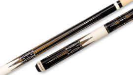 Players - Pool Cue Bocote Mother-of-Pearl Wrapless - E2332