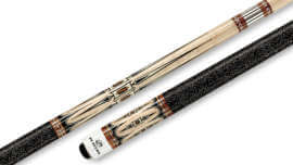 Players - Natural Pool Cue Genuine Cocobola Rings Irish-Linen Wrap - G-21T1