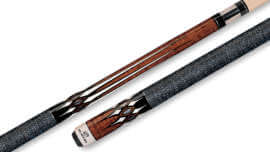 Players - Pool Cue Antique Maple Mother-of-Pearl Irish-Linen Wrap - G-2252