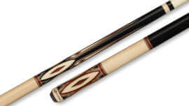 Players - Pool Cue Maple Black Synthetic Wrap - G3394