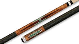Players - Pool Cue Antique Tiger-Maple Irish-Linen Wrap - G4122