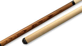 Players - Jump / Break Cue Zebrawood Maple Irish-Linen Wrap - JB9