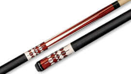Players - Red Pool Cue White Irish-Linen Wrap - E2315