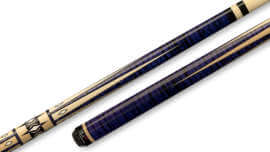 Players - Pool Cue Purple Wood Graphics Wrapless - F-2610