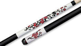 Players - Pool Cue Dragon Blossoms Graphics Linen Wrap F-2630