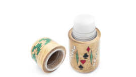 Hand Chalk Holder - Cards & Dice - Open