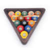 8-Ball Rack - Wood - Mahogany - Balls