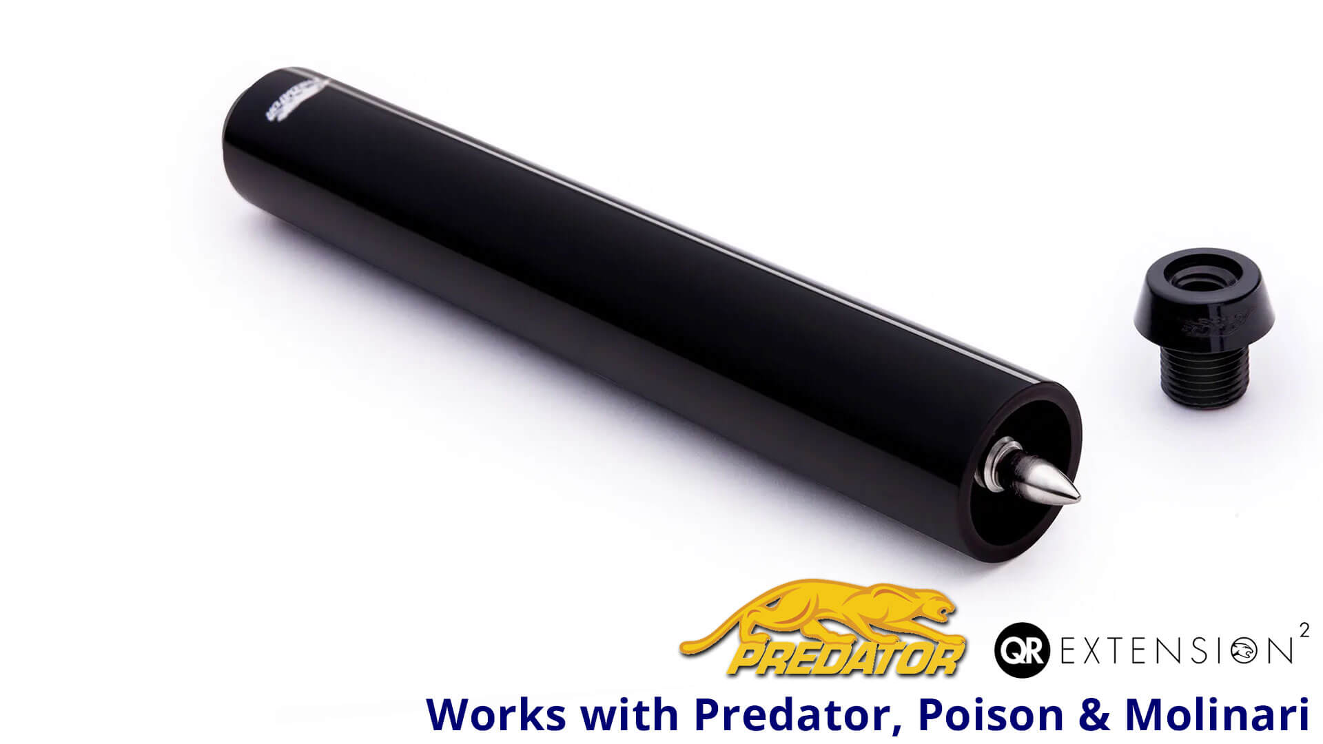 Predator QR2 Extender - 8 Inch - Glossy Black Works With Many Brands