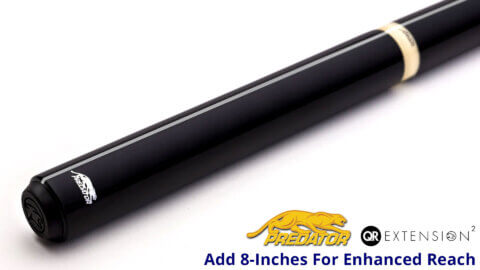 Predator QR2 Extender Adds 8 Inch Glossy Black - Works With Many Brands