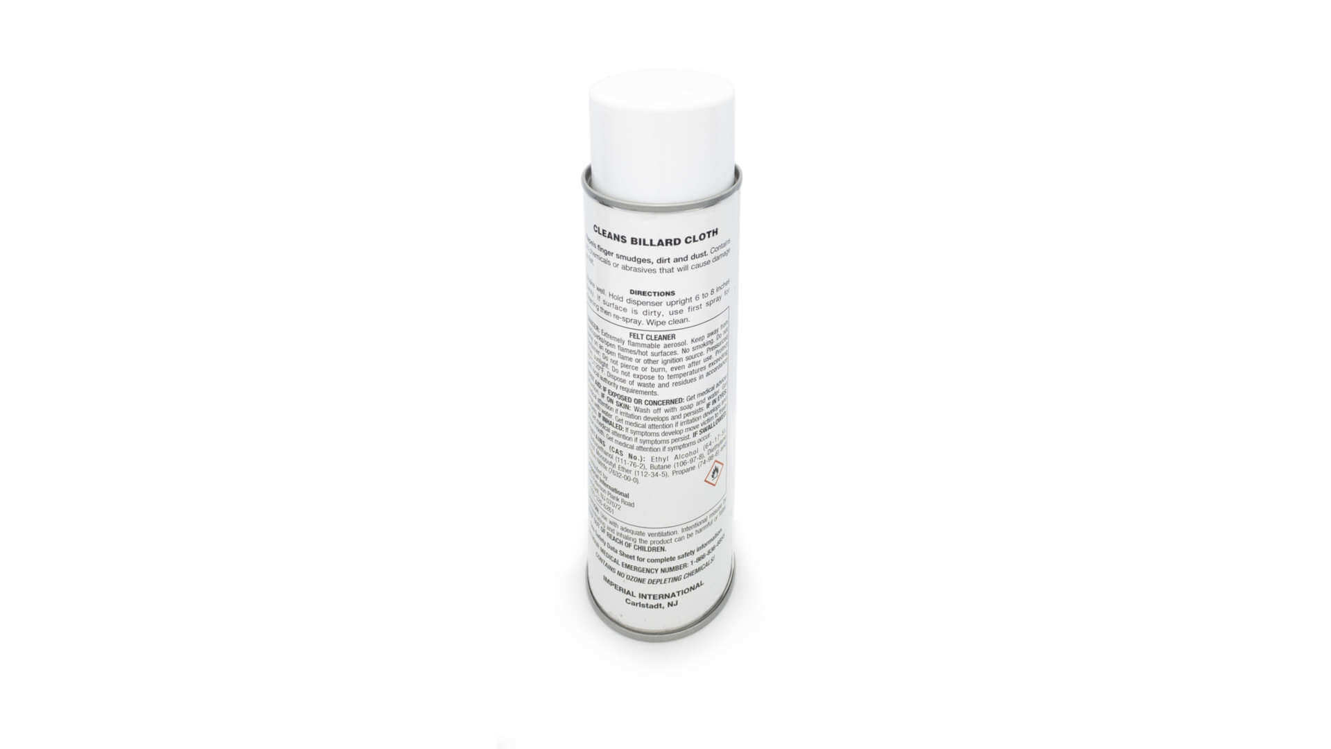 Imperial Pool Table Felt Cleaner Spray Can • Billiards Direct