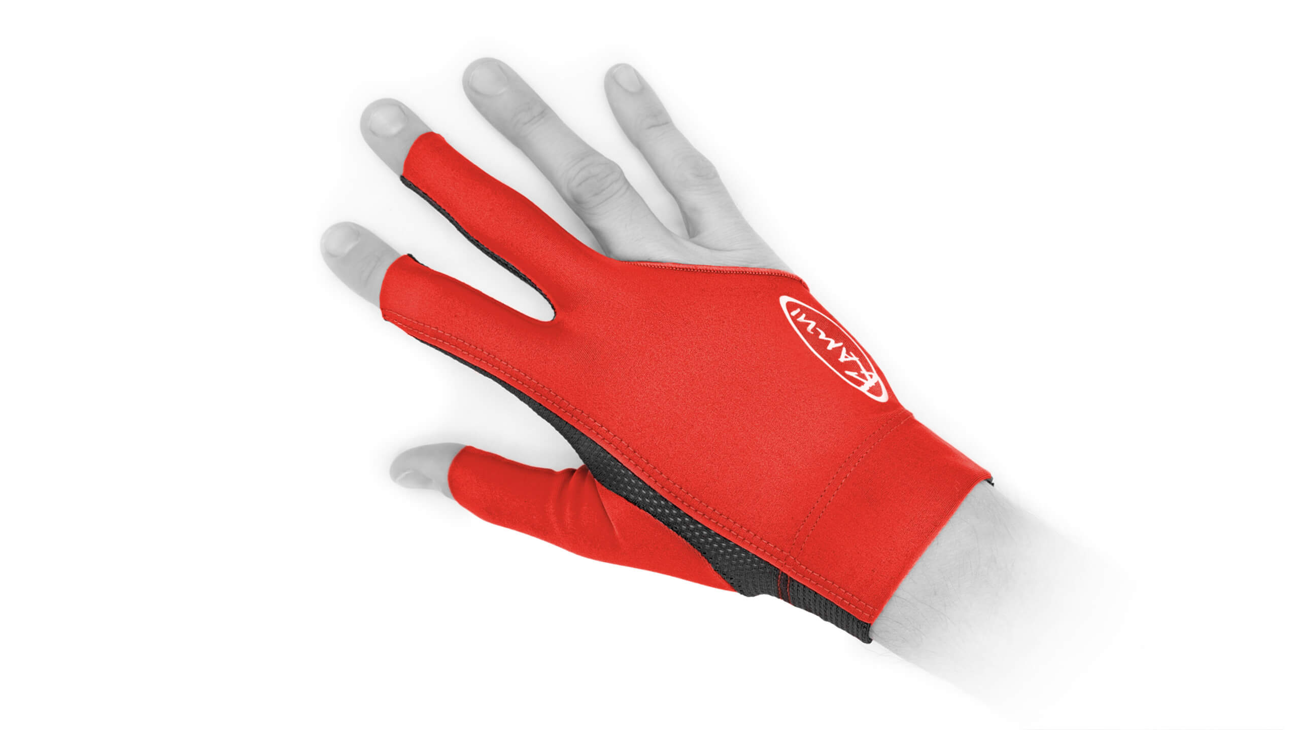 Quickdry KAMUI Billiard Glove for Right Hand Red 