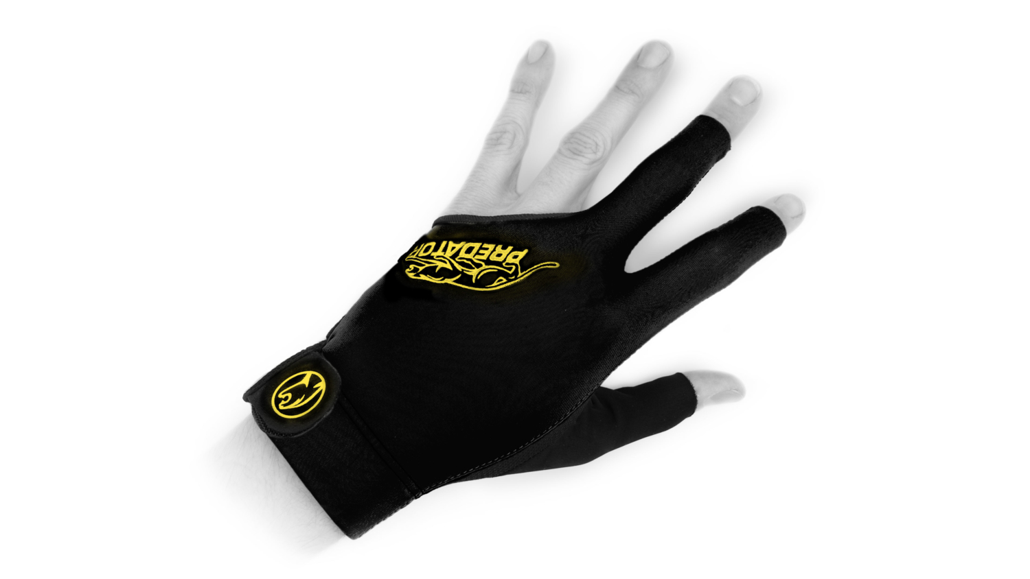 Feisty Billiards Bad Boy Blue Pool Glove - 3-Finger Design For Left Hand, Lycra/Spandex For Smooth Stroke