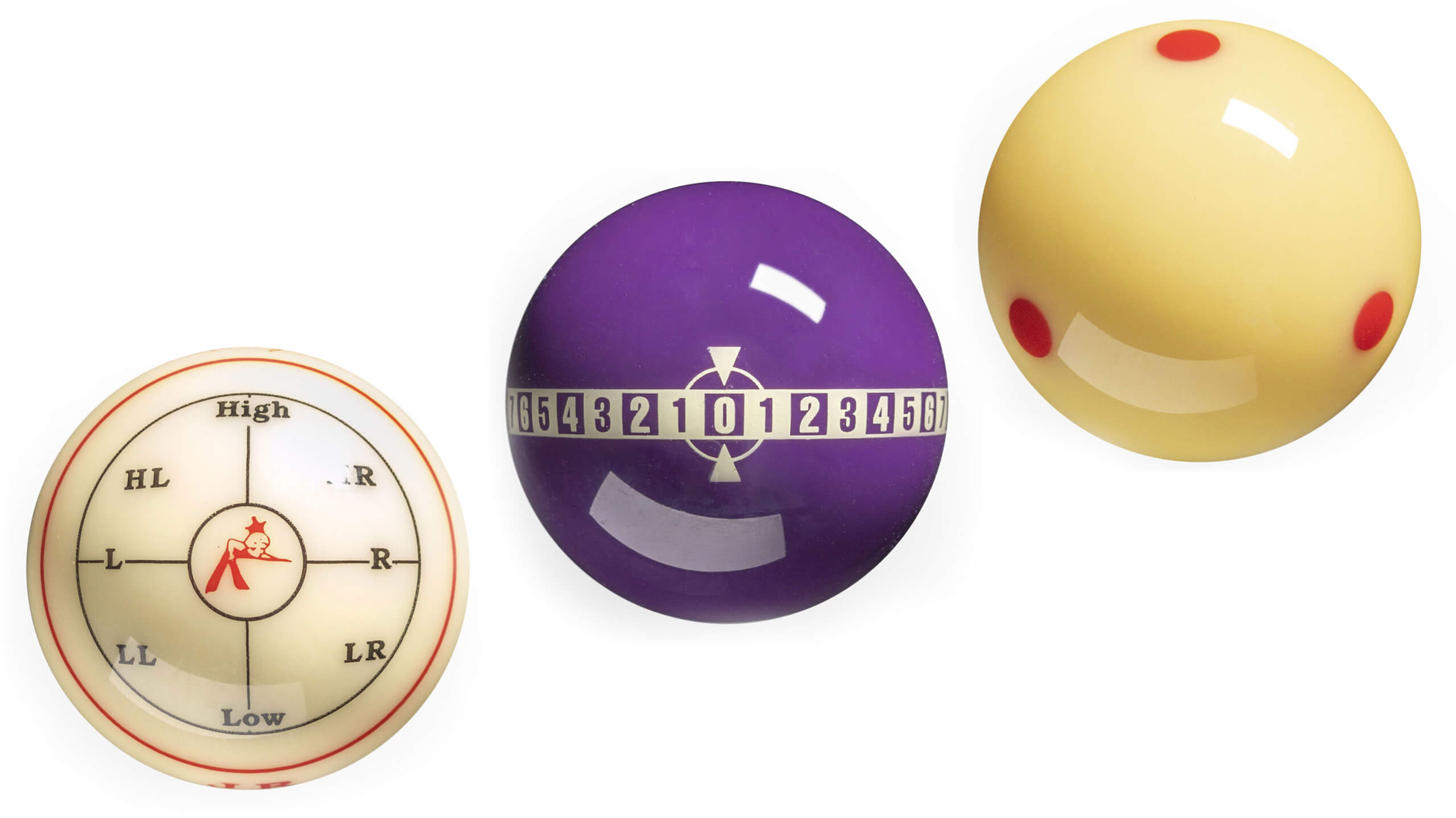 A Training Cue Ball Teaches Cue Placement