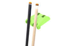 Q-Claw - Pool Cue Holder - Green - 2 Cues