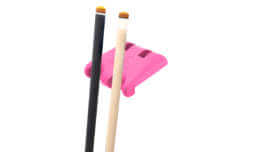 QClaw-Rubber-Cue-Holder-2-Front-Pink-Cues-For-Sale