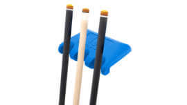 Q-Claw - Pool Cue Holder - Blue - 3 Cues