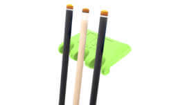 QClaw-Rubber-Cue-Holder-3-Front-Green-Cues-For-Sale