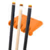 QClaw-Rubber-Cue-Holder-3-Front-Orange-Cues-For-Sale