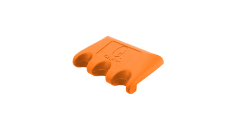 QClaw-Rubber-Cue-Holder-3-Front-Orange-For-Sale