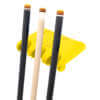 QClaw-Rubber-Cue-Holder-3-Front-Yellow-Cues-For-Sale