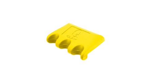 QClaw-Rubber-Cue-Holder-3-Front-Yellow-For-Sale