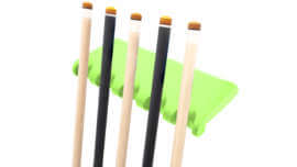 QClaw-Rubber-Cue-Holder-5-Front-Green-Cues-For-Sale