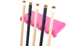 Q-Claw - Pool Cue Holder - Pink - 5 Cues