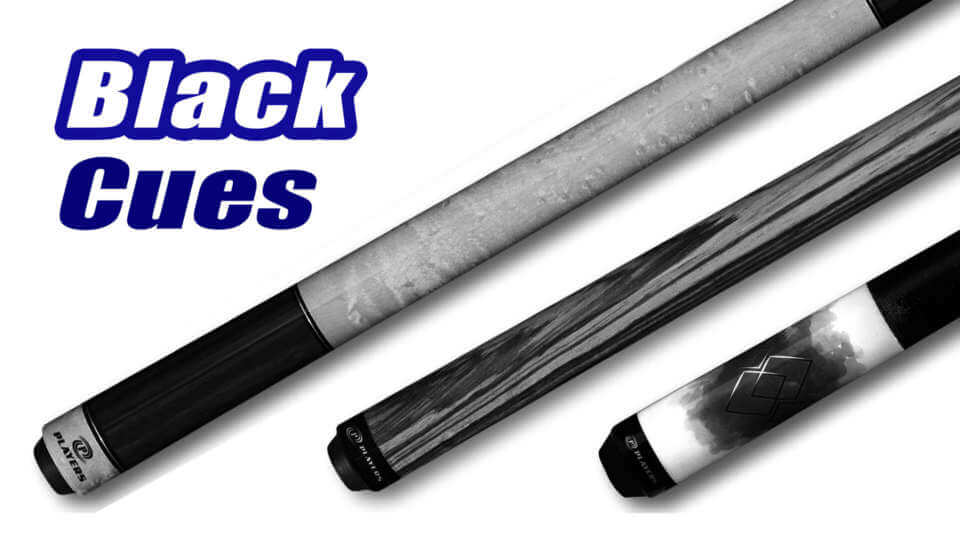 Black Pool Cues for Sale