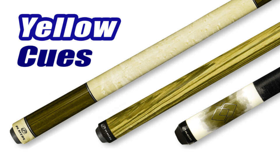 Yellow Pool Cues for Sale