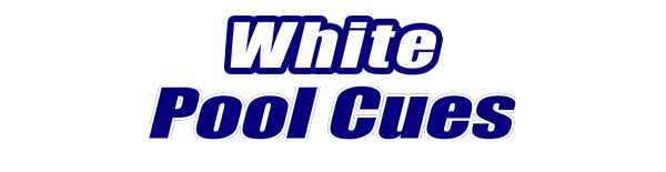 White Pool Cues for Sale