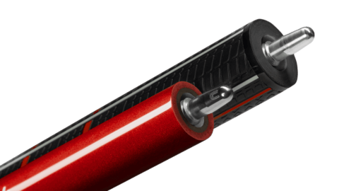Predator Red BK Rush Jump / Break Cue Joint Pin Detail Sport Wrap for Sale