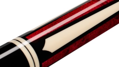 Predator - Valor SL1 Red Pool Cue by Jacoby - Inlay Detail