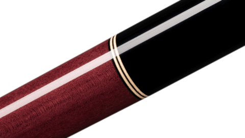 Predator - Aspire 1-1 Pool Cue Purpleheart Handle - Double Maple Ring Detail