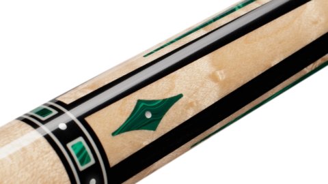 Predator - Valor SL3 Ebony Pool Cue by Jacoby - Wrapless Inlay Detail