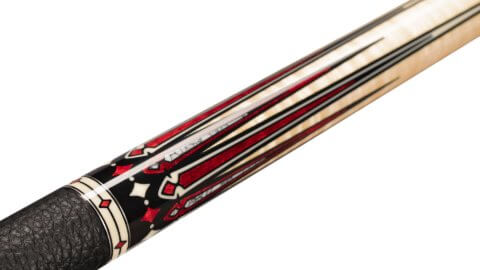 Predator - Ikon4 3 Pool Cue Curly Maple Points - Inlay Detail