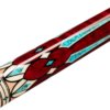 Predator - Ikon4 4 Pool Cue Burgundy-Stained Curly Maple Points - Wrapless - Inlay Detail