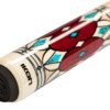 Predator - Ikon4 4 Pool Cue Burgundy-Stained Curly Maple Points - Wrapless - Detail