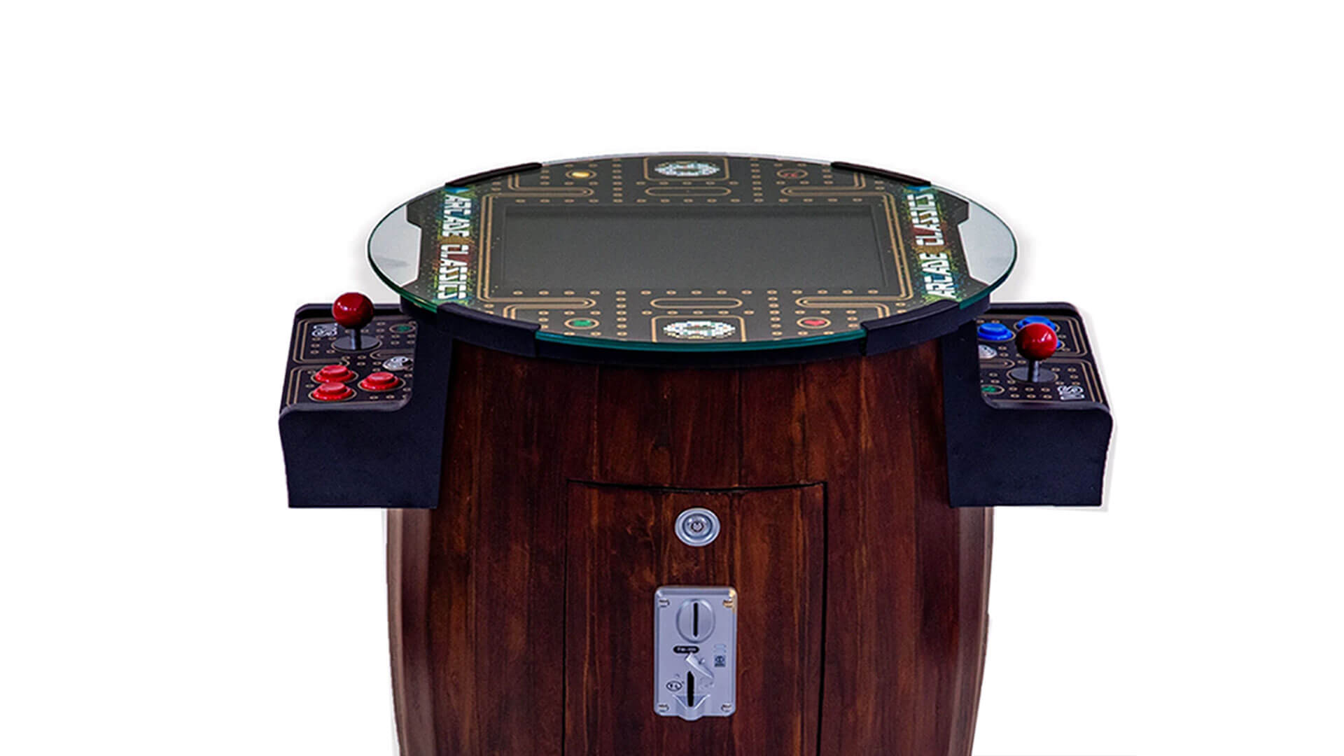 Cocktail Arcade Table - 2-Player Barrel Style - Choose 60 or