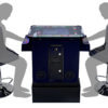 Arcade Cocktail Table 2 Player Riser + 2 Stools Person Sit-Ins