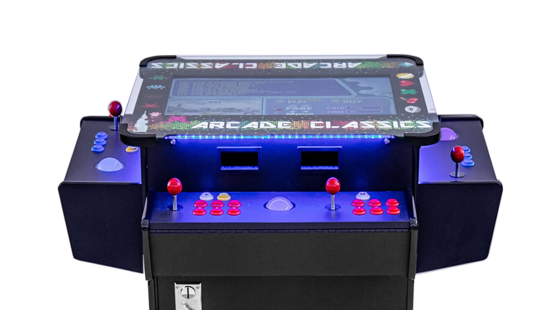 【即納！最大半額！】 - Table Cocktail Arcade 3-Sided Widescreen Trackballs with その他