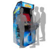 4 Player Widescreen Arcade Cabinet with Scale Stand-Ins