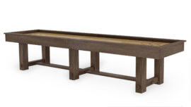 Plank & Hide - Shuffleboard Medium Wood - "Hamilton" - 12 Foot and 14 Foot