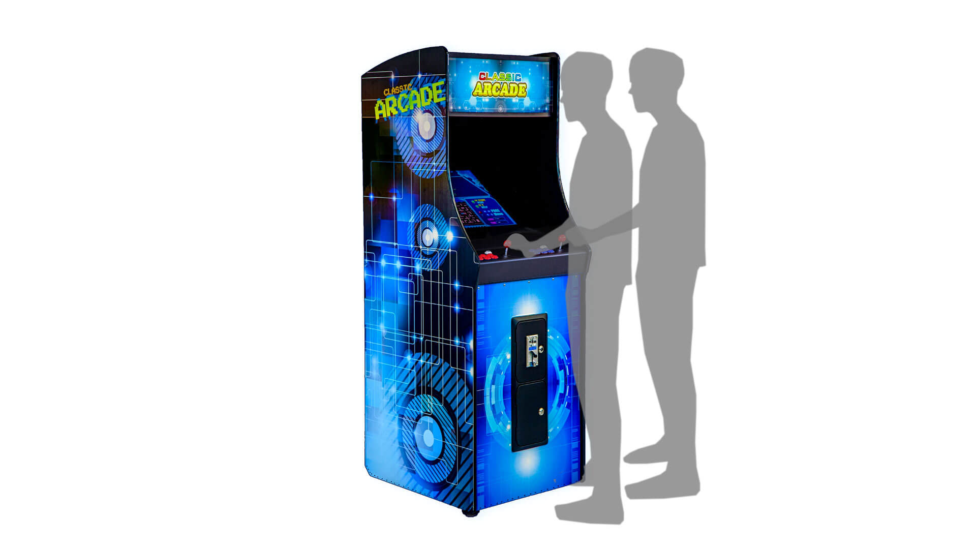 2 Player Arcade Cabinet Scale Stand-Ins 2 Player Arcade Cabinet Scale Stand-Ins