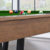 Imperial-Axial-Pool-Table-Whiskey-Rail-Detail-English-Green-Felt-for-Sale