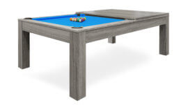 Imperial - "Penelope II" Pool Table Dining Table - Silver Mist - 8 Foot
