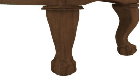 Imperial-Resolute-Whiskey-Ball-Claw-Legs-Pool-Table-Leg-Detail