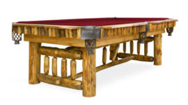 Golden-West-Woodsman-Pool-Table-Burgundy-Felt