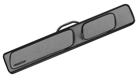 2x4-Predator-Metro-Hard-Cue-Case-Grey-Color-Front