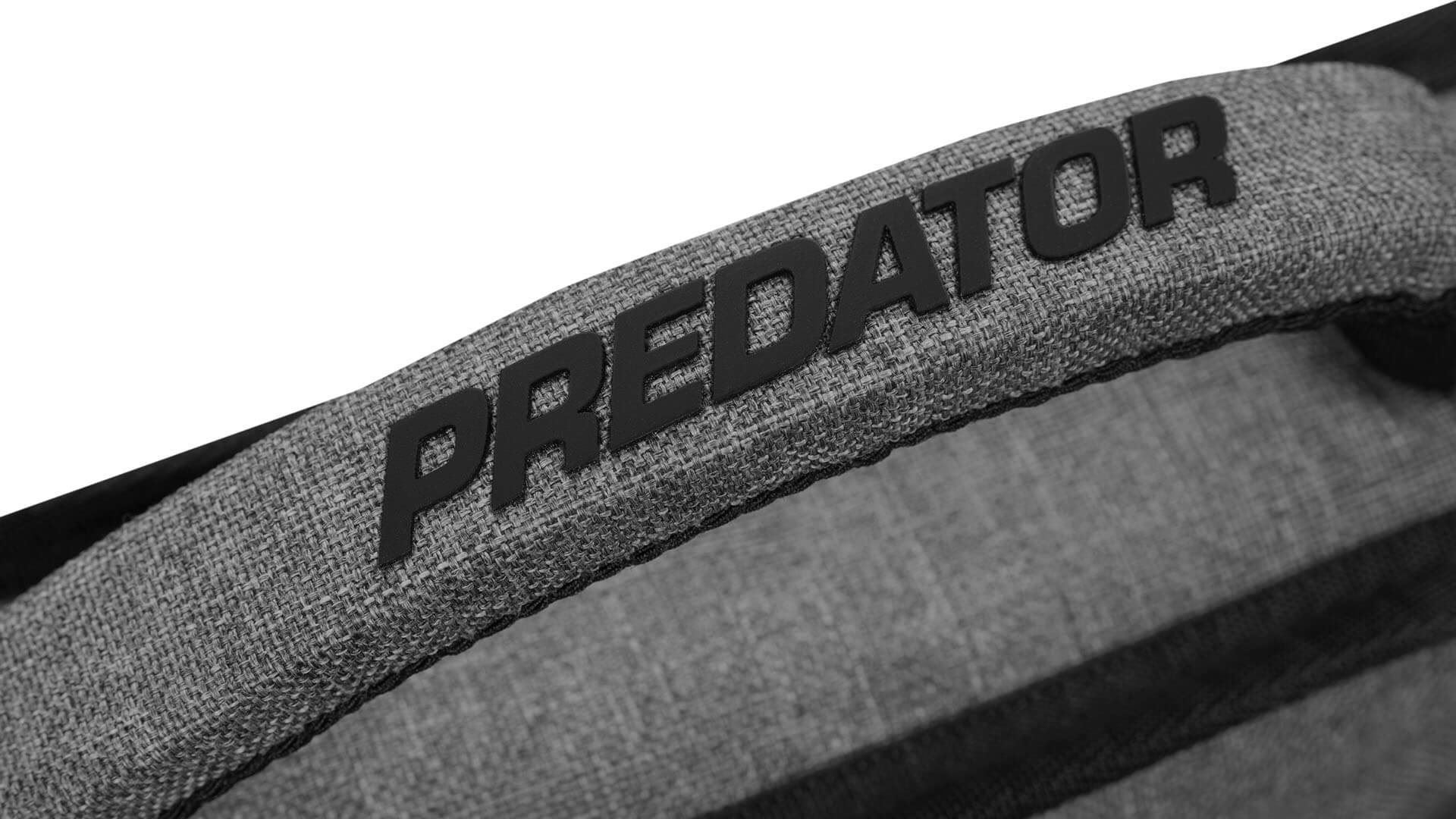 2×4-Predator-Metro-Soft-Cue-Case-Grey-Color-Handle-Detail 2x4-Predator-Metro-Soft-Cue-Case-Grey-Color-Handle-Detail
