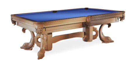 Beach-Dolphin-Pool-Table-Electric-Blue-Felt